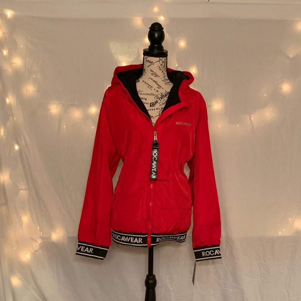 Red RocaWear Hooded Jacket - Picture 3 of 12